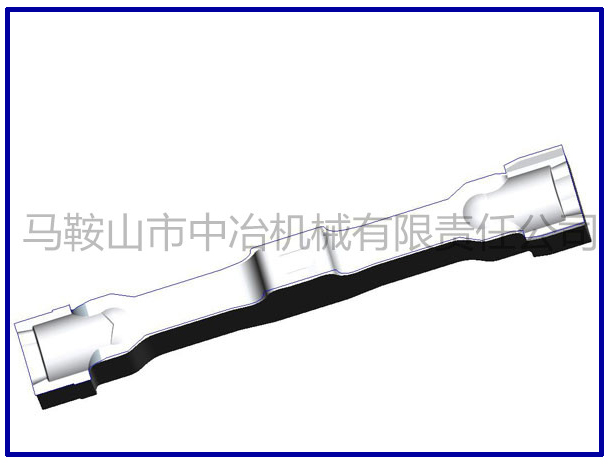 16號鉤尾框切邊凸模